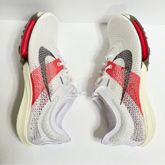 Nike Air Zoom Victory Eliud Kipchoge Distance Spikes FJ0668-100 White Red - Picture 3 of 7